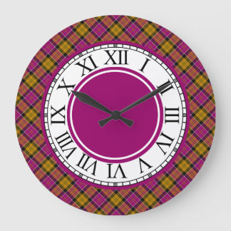 Reloj Redondo Grande Frontera Culloden Scotland Tartan