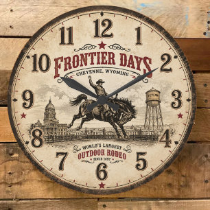 Reloj Redondo Grande Frontier Days Festival Cheyenne Wyoming