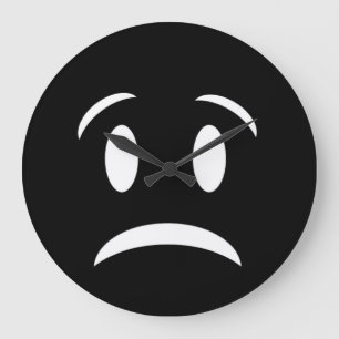 RELOJ REDONDO GRANDE FROWNIE FACE