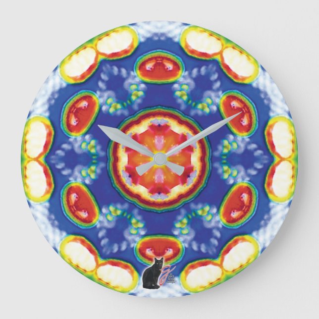 Reloj Redondo Grande FruityTooty Kaleidoscope reloj grande (Anverso)