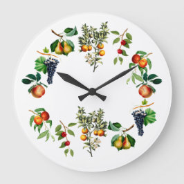 Reloj Redondo Grande Fruta de la cosecha
