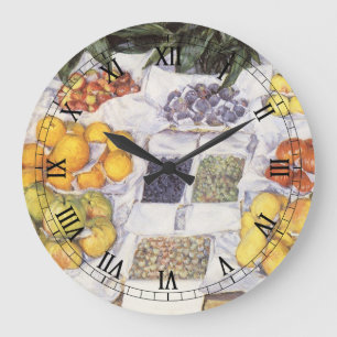 Reloj Redondo Grande Frutería de Gustave Caillebotte, Arte Antiguo