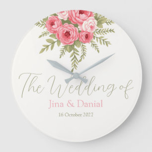 Reloj Redondo Grande Fuchsia Dream