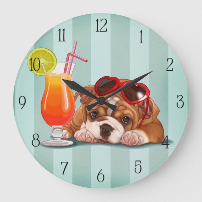 Reloj Redondo Grande Fuera de la oficina (Anverso)