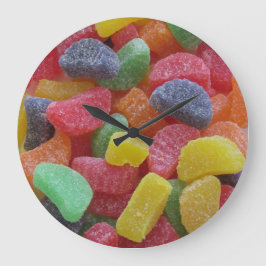 Reloj Redondo Grande Fun Fruit Jelly Candy Wall Clock