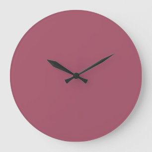 Reloj Redondo Grande Funda de cojín elegante rosa polvoriento