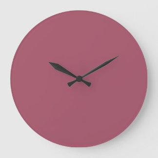 Reloj Redondo Grande Funda de cojín elegante rosa polvoriento