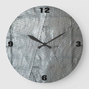Reloj Redondo Grande Funny Duct Taped Handyman Shop Clock