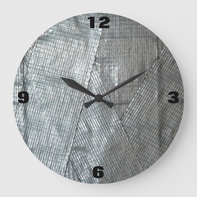 Reloj Redondo Grande Funny Duct Taped Handyman Shop Clock (Anverso)