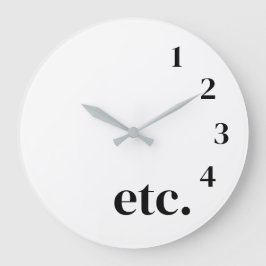 Reloj Redondo Grande Funny etc.