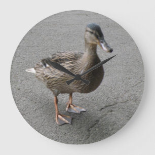 Reloj Redondo Grande Funny Waddling Duck Wall Clock