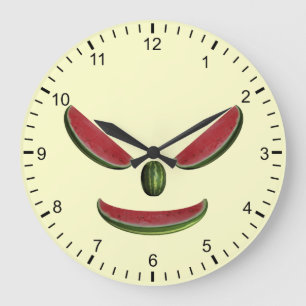 Reloj Redondo Grande Funny Watermelons Face