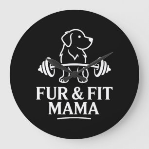 Reloj Redondo Grande Fur Real – El mejor papá de perro del mundo Retrie