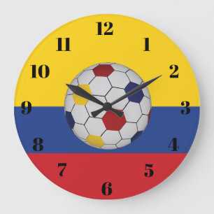 Reloj Redondo Grande Fútbol Colombiano