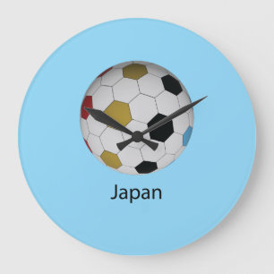 Reloj Redondo Grande Fútbol en Japón