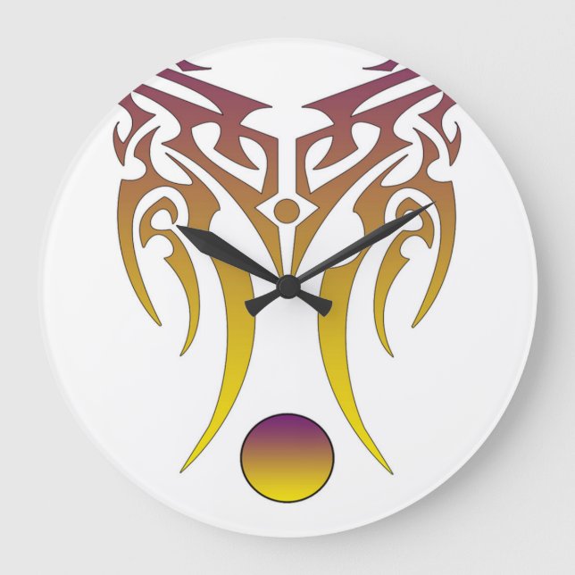 Reloj Redondo Grande Fútbol para extranjeros (Anverso)