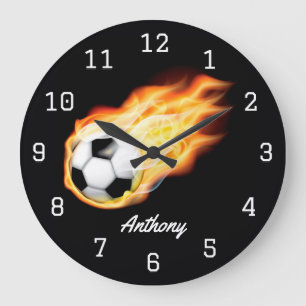 Reloj Redondo Grande Fútbol personalizado