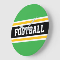 FÚTBOL Verde Blanco Negro Naranja Rayas de Carrera
