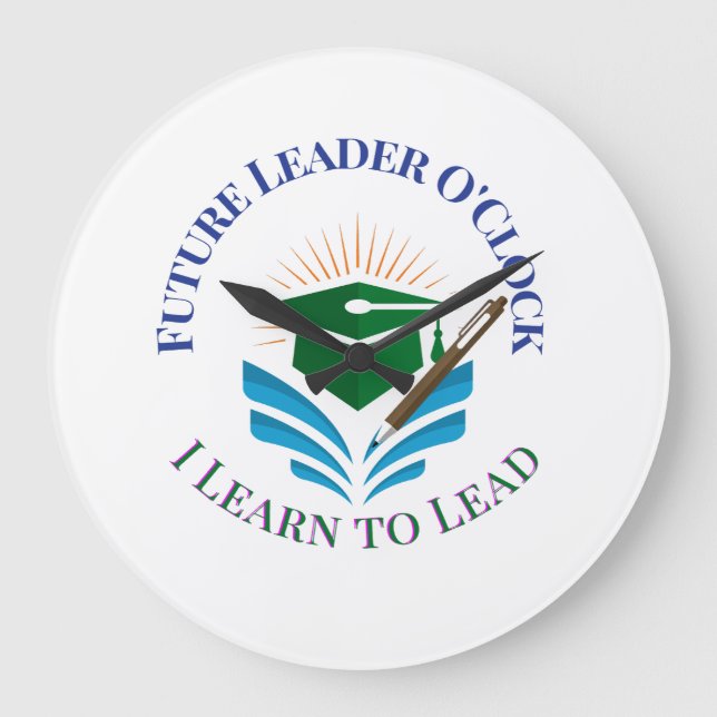 Reloj Redondo Grande Future Leader O'Clock – Aprende a Liderar | Motiva (Anverso)