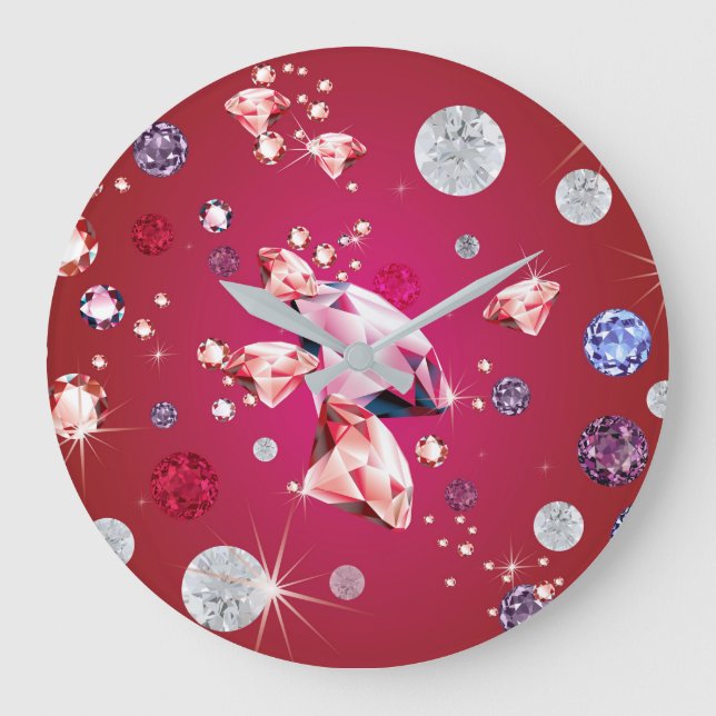 Reloj Redondo Grande Galaxia Diamond 6 (Anverso)