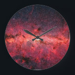 Reloj Redondo Grande Galaxia Vía Láctea<br><div class="desc">Galaxia Vía Láctea</div>