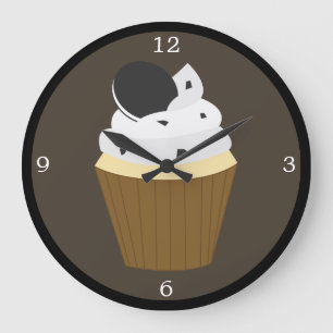 Reloj Redondo Grande Galletas y tarta crema