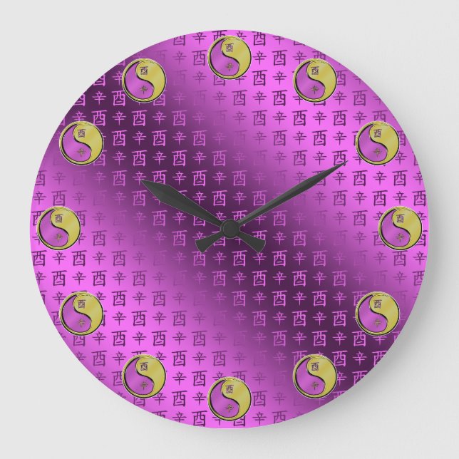 Reloj Redondo Grande Gallo de Metal (Anverso)