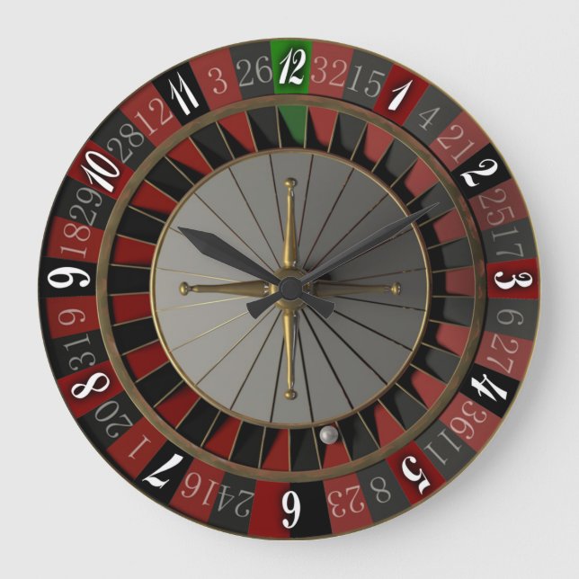 Reloj Redondo Grande Gambling hall (Anverso)