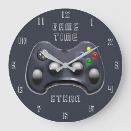 Reloj Redondo Grande Gamer de vídeo