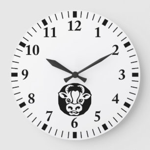 Reloj Redondo Grande Ganado
