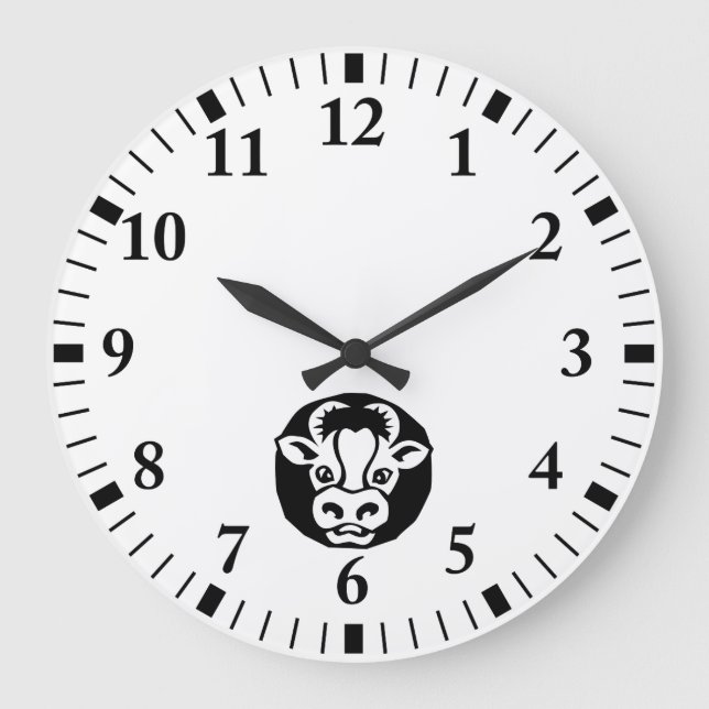 Reloj Redondo Grande Ganado (Anverso)
