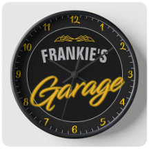Garaje de Personalizado de motociclista estilo neó