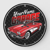 Garaje personalizado de 1961 C1 Red Classic Sports