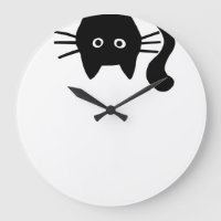 Gato negro divertido