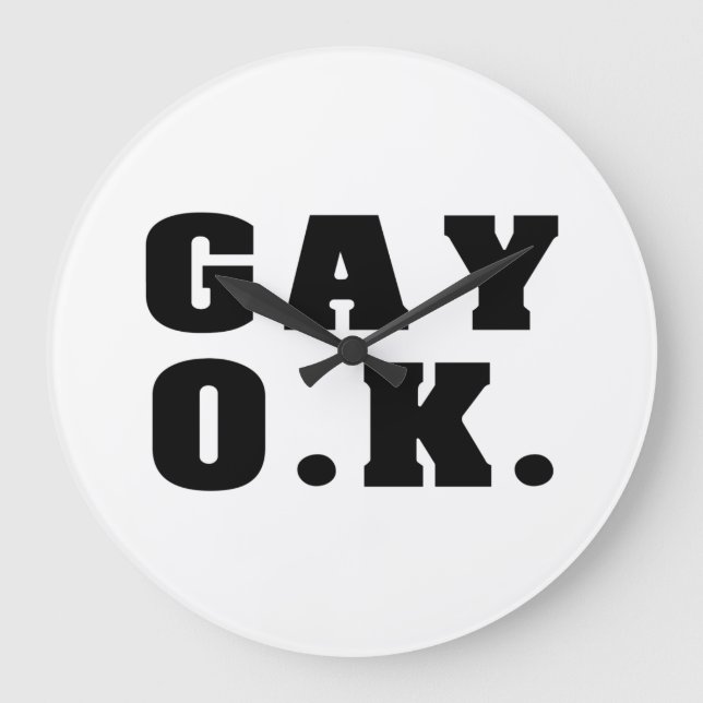 Reloj Redondo Grande Gay O.K.  (Anverso)