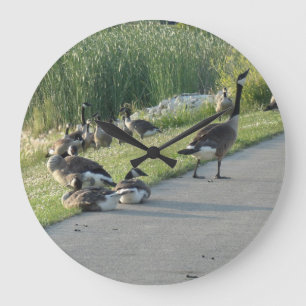 Reloj Redondo Grande Geese canadiense