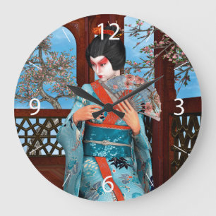 Reloj Redondo Grande Geisha