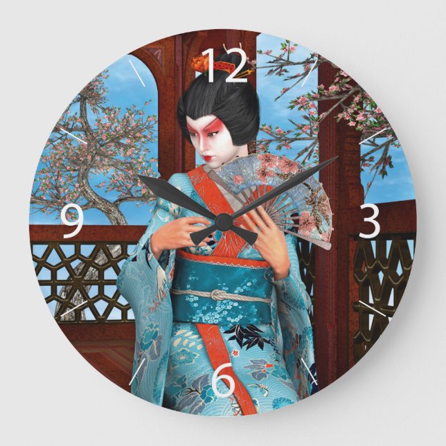 Reloj Redondo Grande Geisha (Anverso)