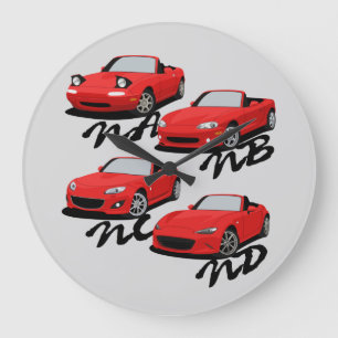 Reloj Redondo Grande Generaciones de Miata