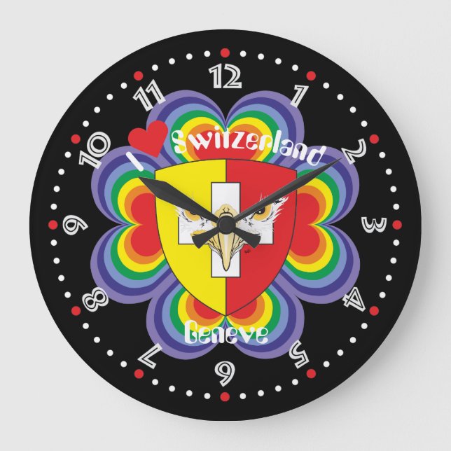 Reloj Redondo Grande Genf / Genève Schweiz Suisse Svizzera Uhr (Anverso)