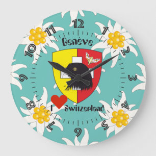 Reloj Redondo Grande Genf / Genève Schweiz Suisse Svizzera Uhr