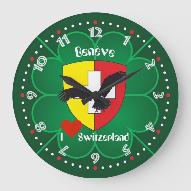 Reloj Redondo Grande Genf / Genève Schweiz Suisse Svizzera Uhr (Anverso)
