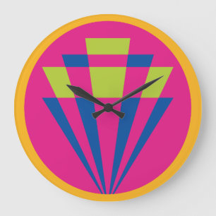 RELOJ REDONDO GRANDE GEOMESKY DIAMOND BY MASANSER PIXELAT