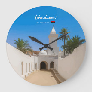 Reloj Redondo Grande Ghadames, Libia - Mezquita Blanca