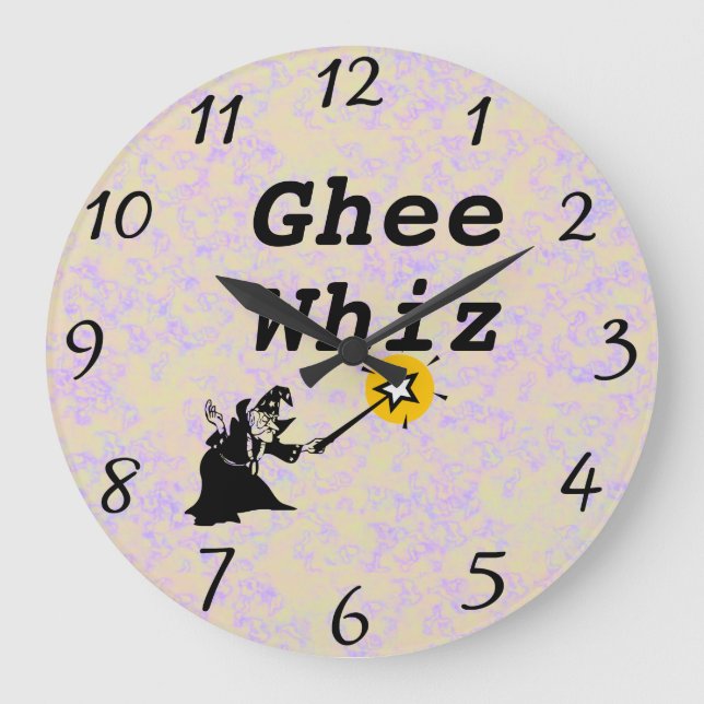 Reloj Redondo Grande Ghee Whiz Wall Clock (Anverso)