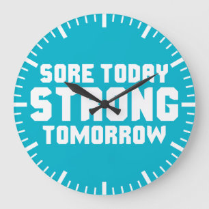 Reloj Redondo Grande Gimnasio Motivador