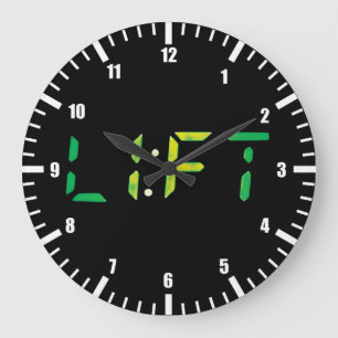 Reloj Redondo Grande Gimnasio Motivador de Construcción de Cuerpo