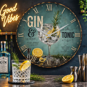 Reloj Redondo Grande Gin & Tonic