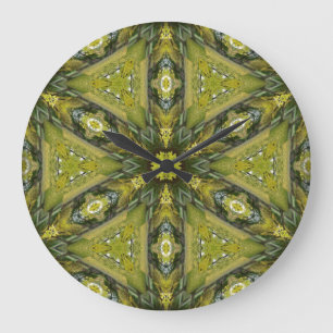 Reloj Redondo Grande Gingko Mandala