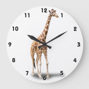 RELOJ REDONDO GRANDE GIRAFA